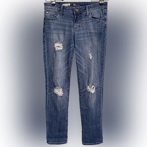 Kut from the Kloth Distressed "Boyfriend" Jeans Size 4